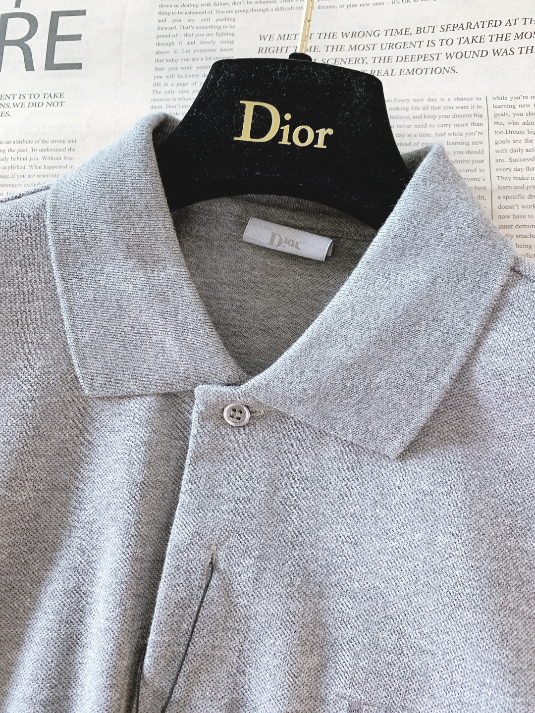Dior Homme 迪奥·桀傲 2026SS早春新品 男士经典logo刺绣珠地棉Polo衫。采用进口高