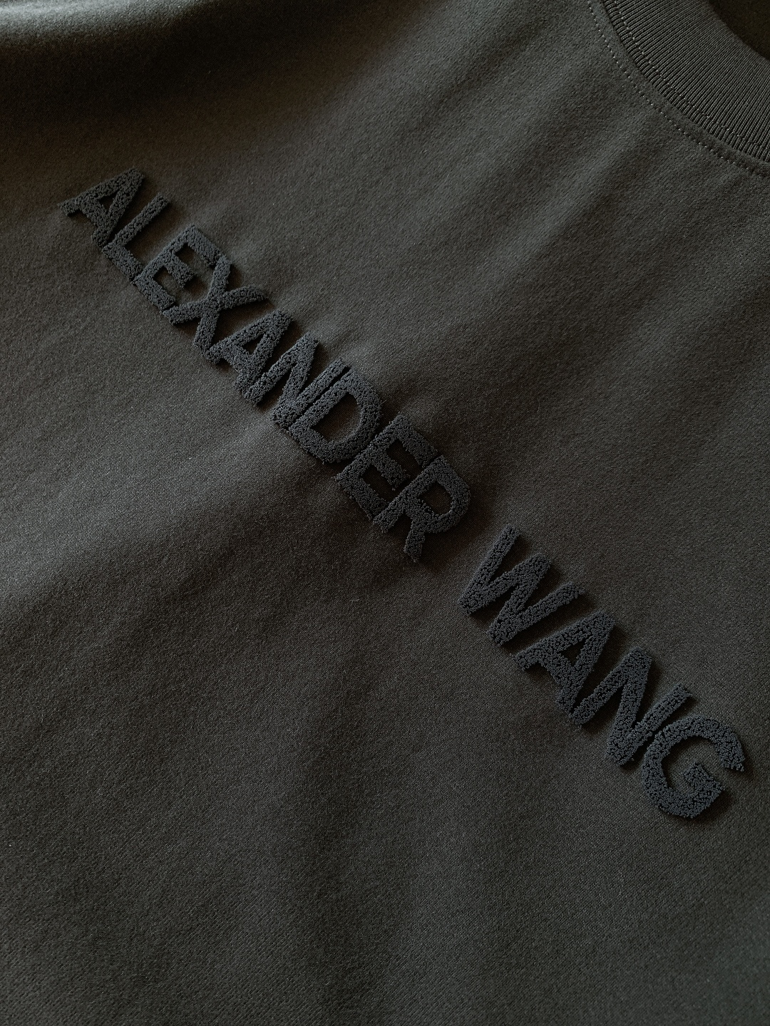 Aalxanderwang亚历山大.王 2026SS早春新品 牙刷绣短袖T恤重磅上新！甄选230g定制高