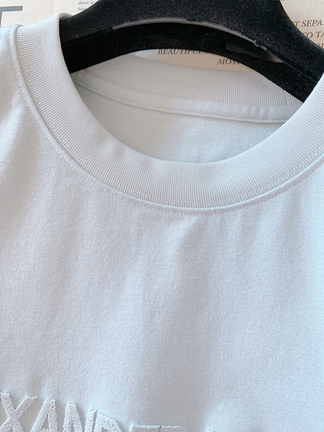 Aalxanderwang亚历山大.王 2026SS早春新品 牙刷绣短袖T恤重磅上新！甄选230g定制高