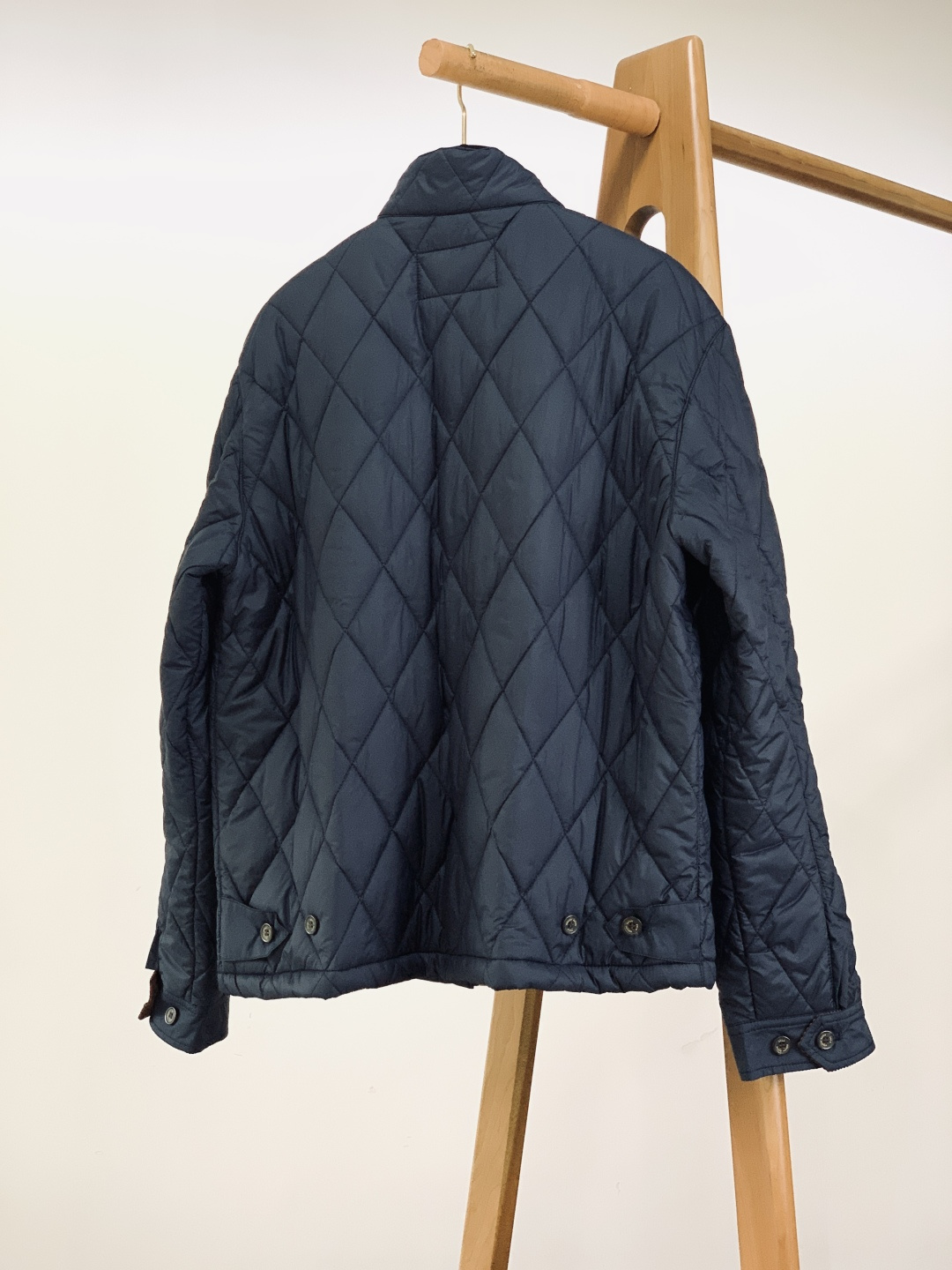 ⚠️🌾RalP🆕h Lauren 拉夫劳伦 菱形格纹立领老干部棉服外套男女同款英伦复古风 货号RL173