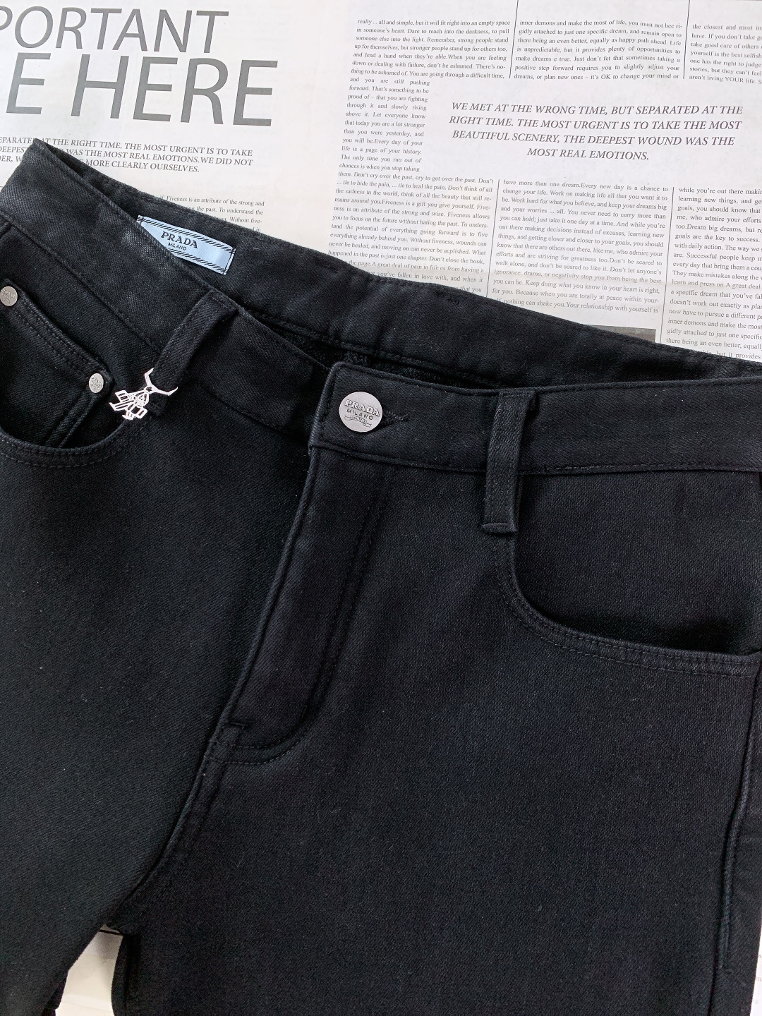 ⚠️🌾Prada 普拉达 2026SS早春新品 休闲加绒牛仔裤，一条过冬的意式硬核之选高密牛仔+加厚一体