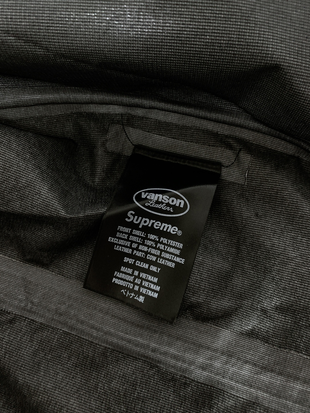 ⚠️🌾SuPreme x Vanson Leathers 联名款 GORE-TEX Shell Jack