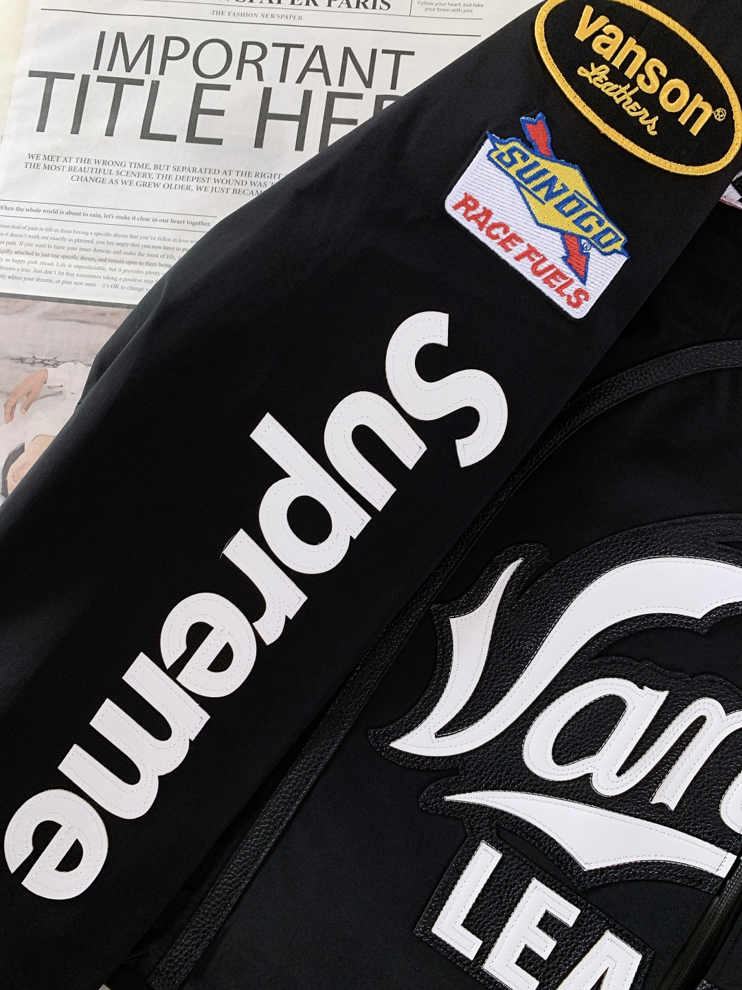 ⚠️🌾SuPreme x Vanson Leathers 联名款 GORE-TEX Shell Jack