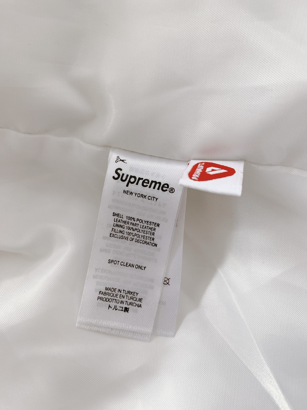 ⚠️🌾SuPreme 25FW LEATHER YOKE PUFFER JACKET皮革拼接拉链羽绒面包