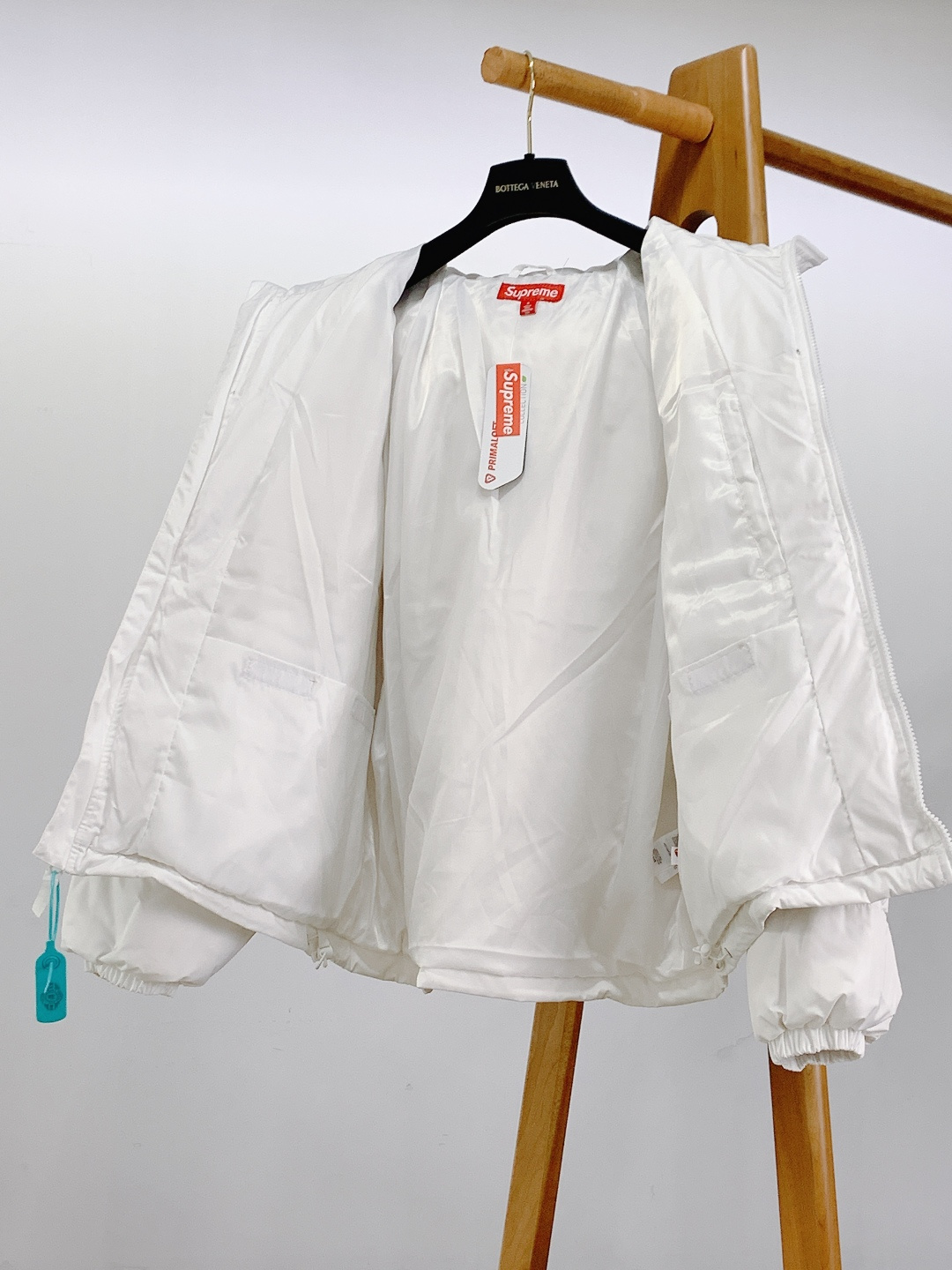 ⚠️🌾SuPreme 25FW LEATHER YOKE PUFFER JACKET皮革拼接拉链羽绒面包