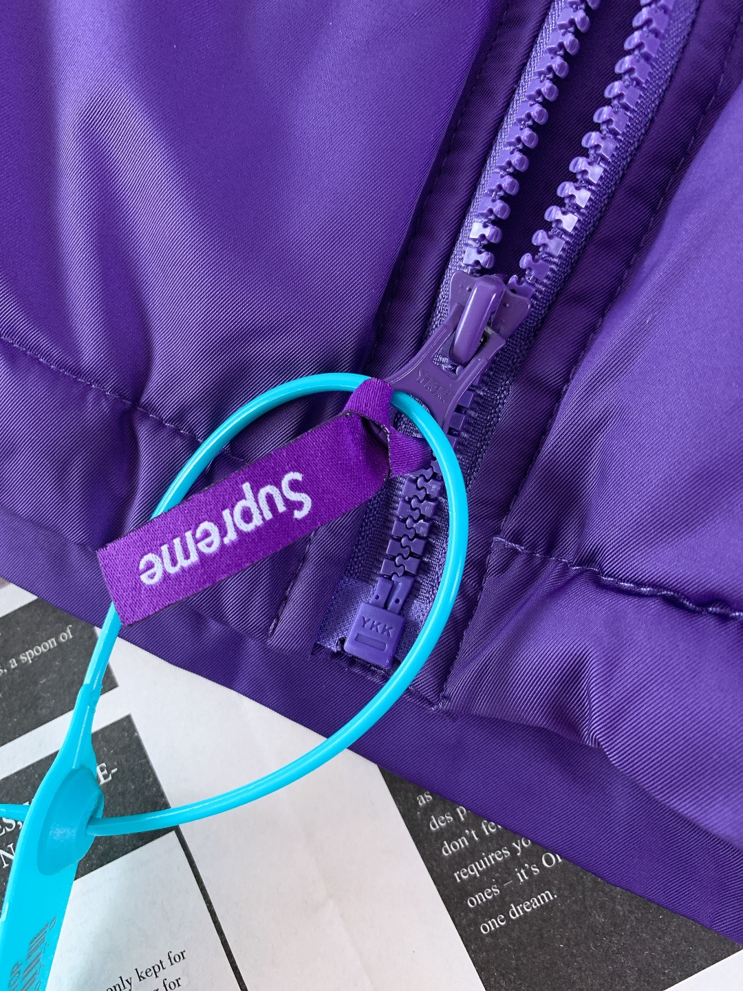 ⚠️🌾SuPreme 25FW LEATHER YOKE PUFFER JACKET皮革拼接拉链羽绒面包