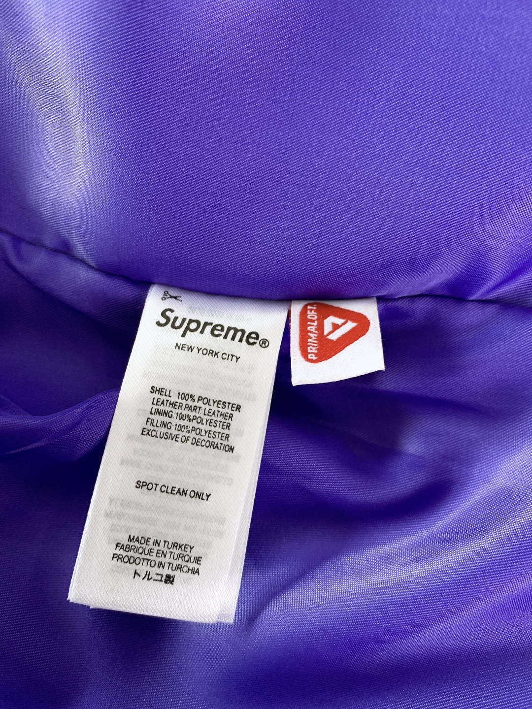 ⚠️🌾SuPreme 25FW LEATHER YOKE PUFFER JACKET皮革拼接拉链羽绒面包