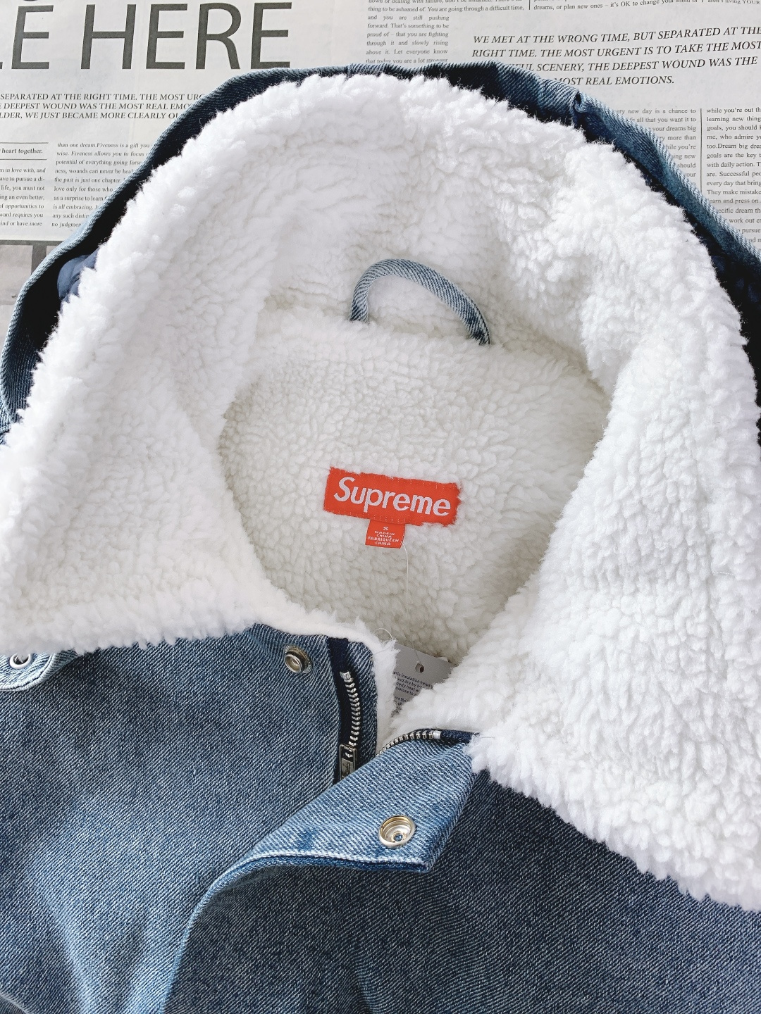 ⚠️🌾SuPreme WEEK6 Faux Shearling Lined Bomber Jacket 