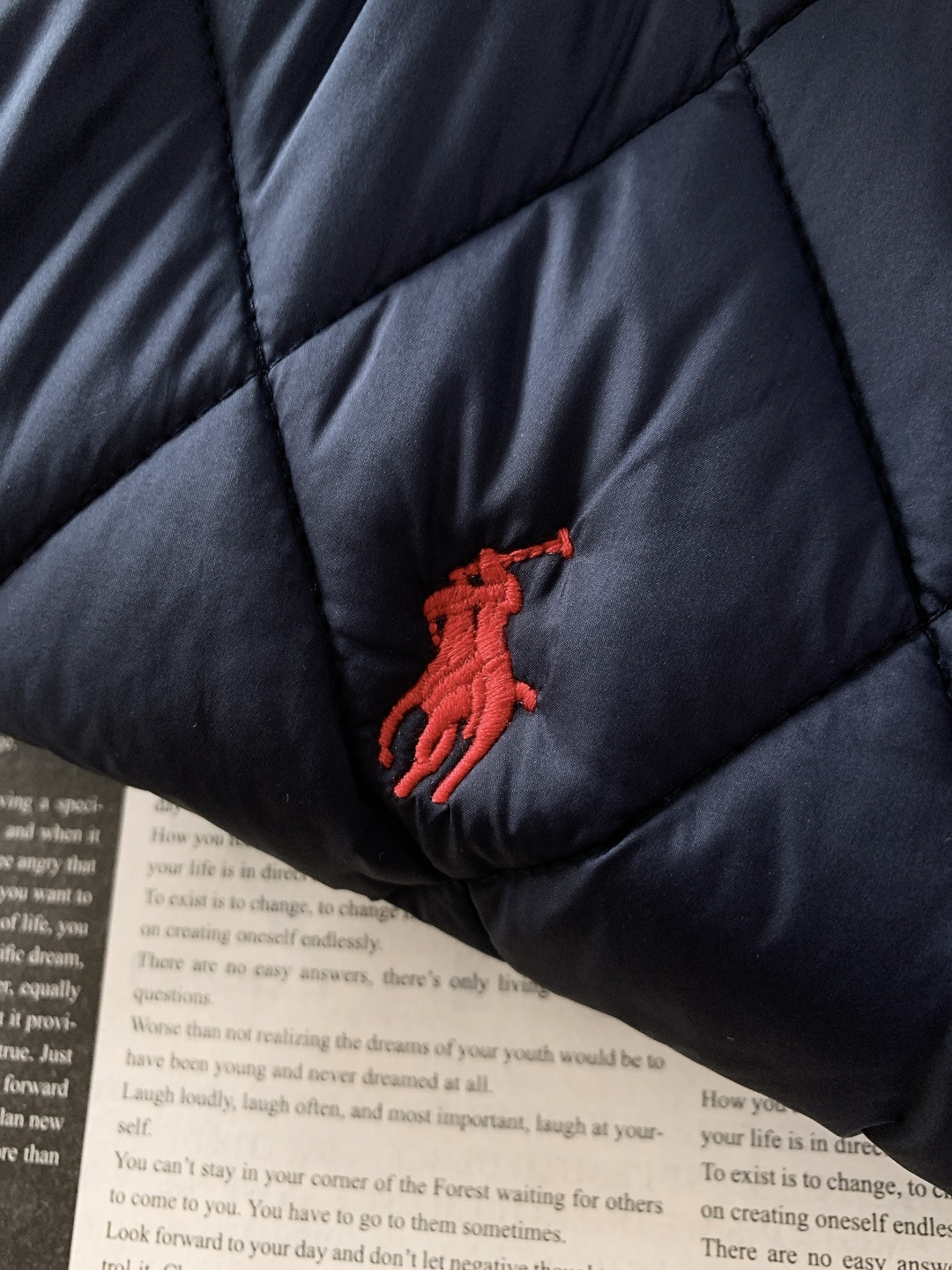 ⚠️🌾RalP🆕h Lauren 拉夫劳伦 菱形格纹立领老干部棉服外套男女同款英伦复古风 货号RL173