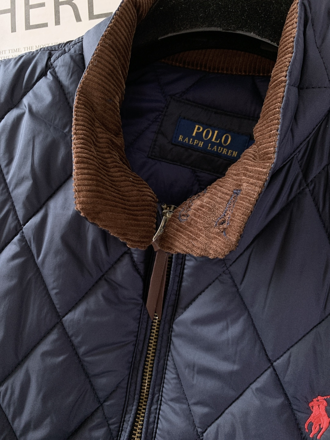 ⚠️🌾RalP🆕h Lauren 拉夫劳伦 菱形格纹立领老干部棉服外套男女同款英伦复古风 货号RL173