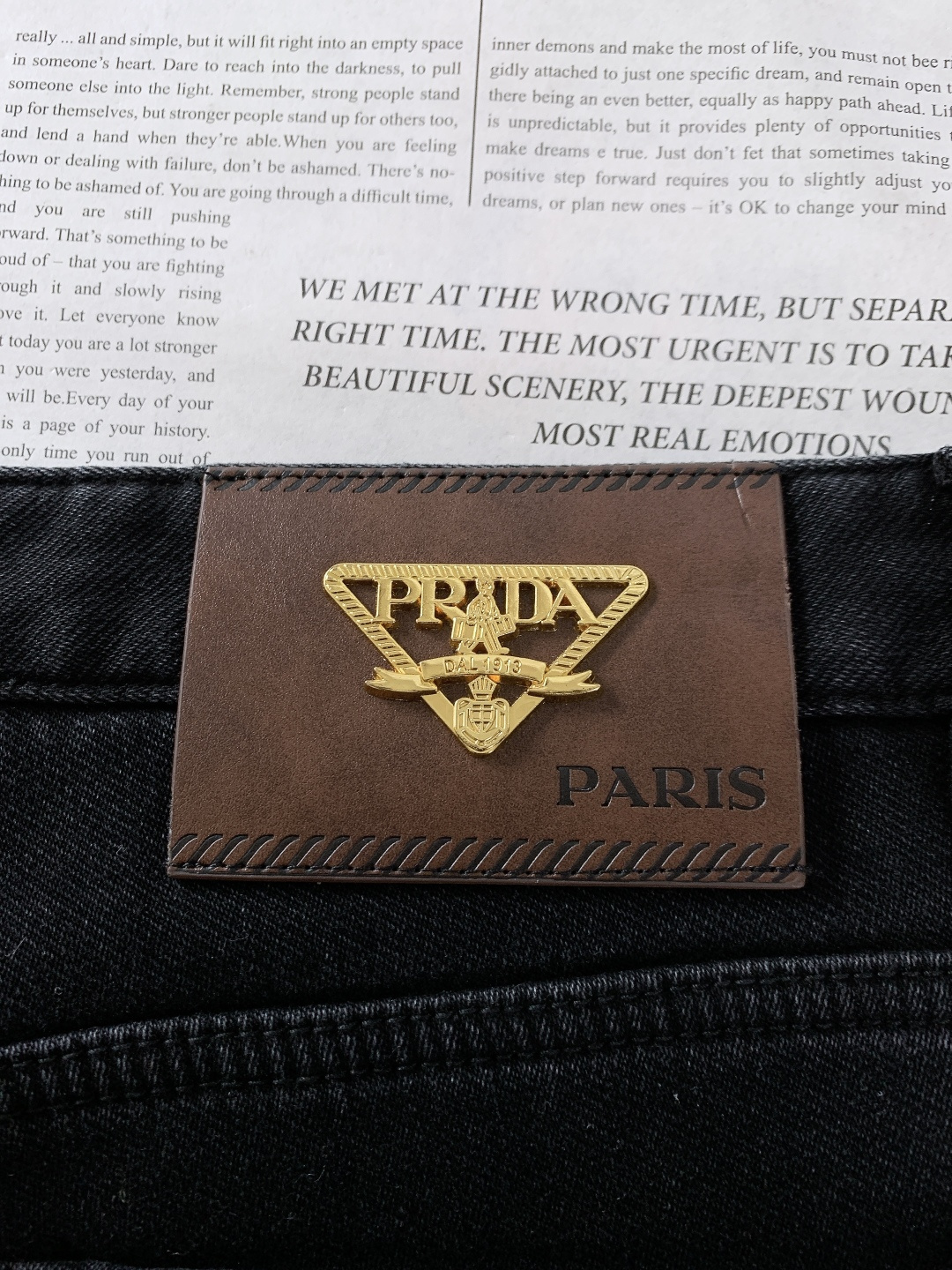 ⚠️🌾Prada 普拉达 2026SS早春新品 秋冬刚需，加绒牛仔裤。重磅牛仔+高密摇粒绒，保暖不臃肿黑