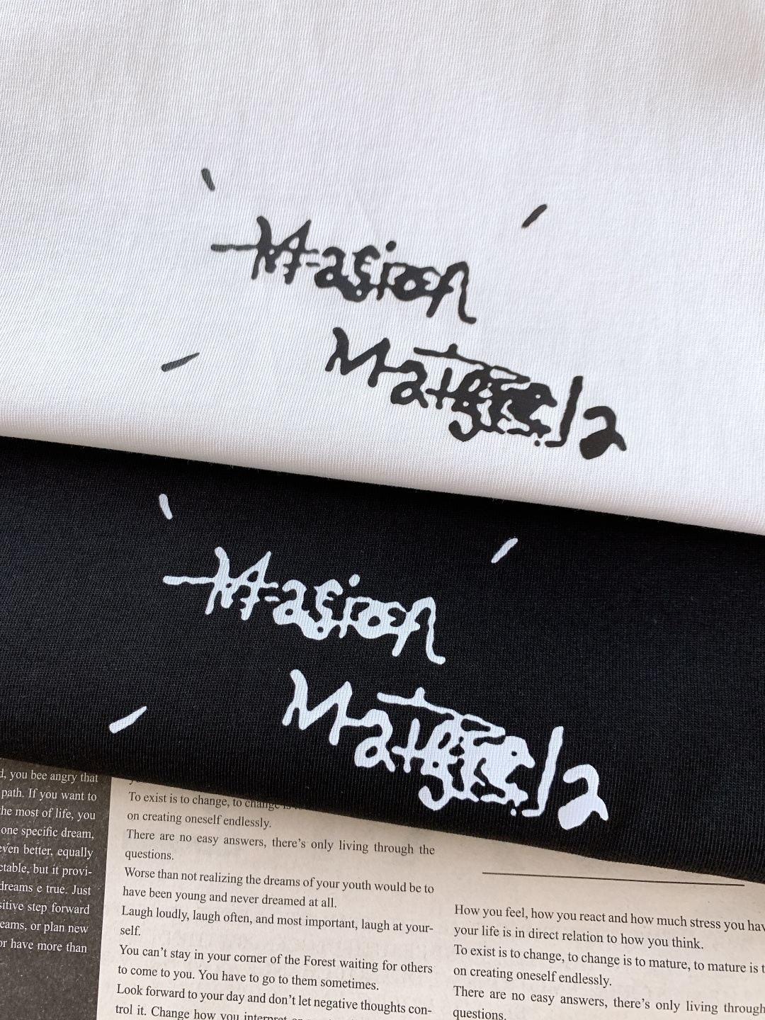 Maison Margiela MM6 马丁马吉拉 2026SS春夏新品涂鸦数字短袖T恤，解构主义天花板