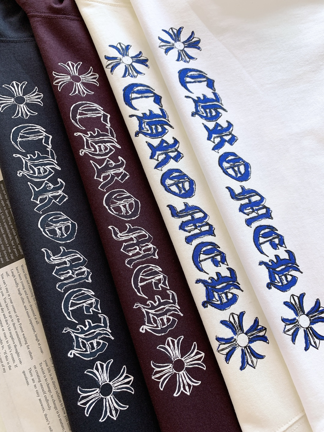 Chrome Hearts 克罗心 2026SS春夏新品哥特十字印花T恤｜四色齐发！重磅双纱棉面料，厚实
