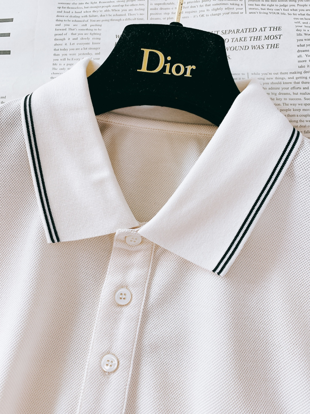 ⚠️支持年后Dior Homme 迪奥·桀傲 2026SS早春新品 双CD刺绣Polo衫，法式优雅+现代