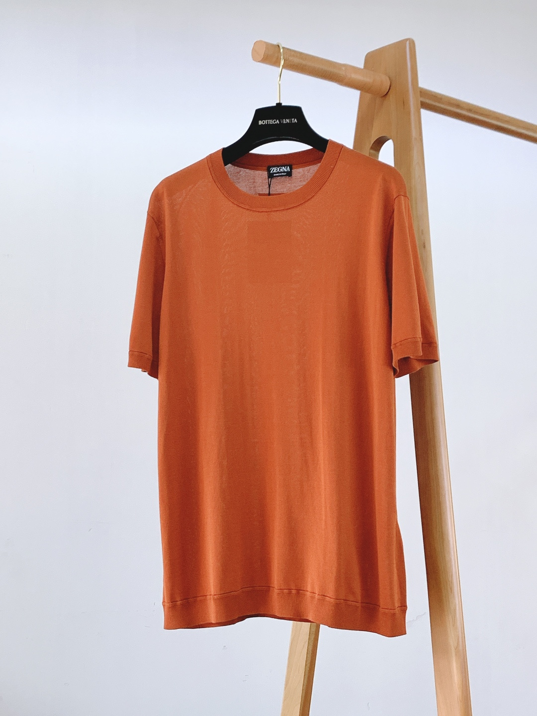 Ermenegildo Zegna 杰尼亚 2026SS春夏新品桑蚕丝混纺针织 T 恤 | 意式商务，夏