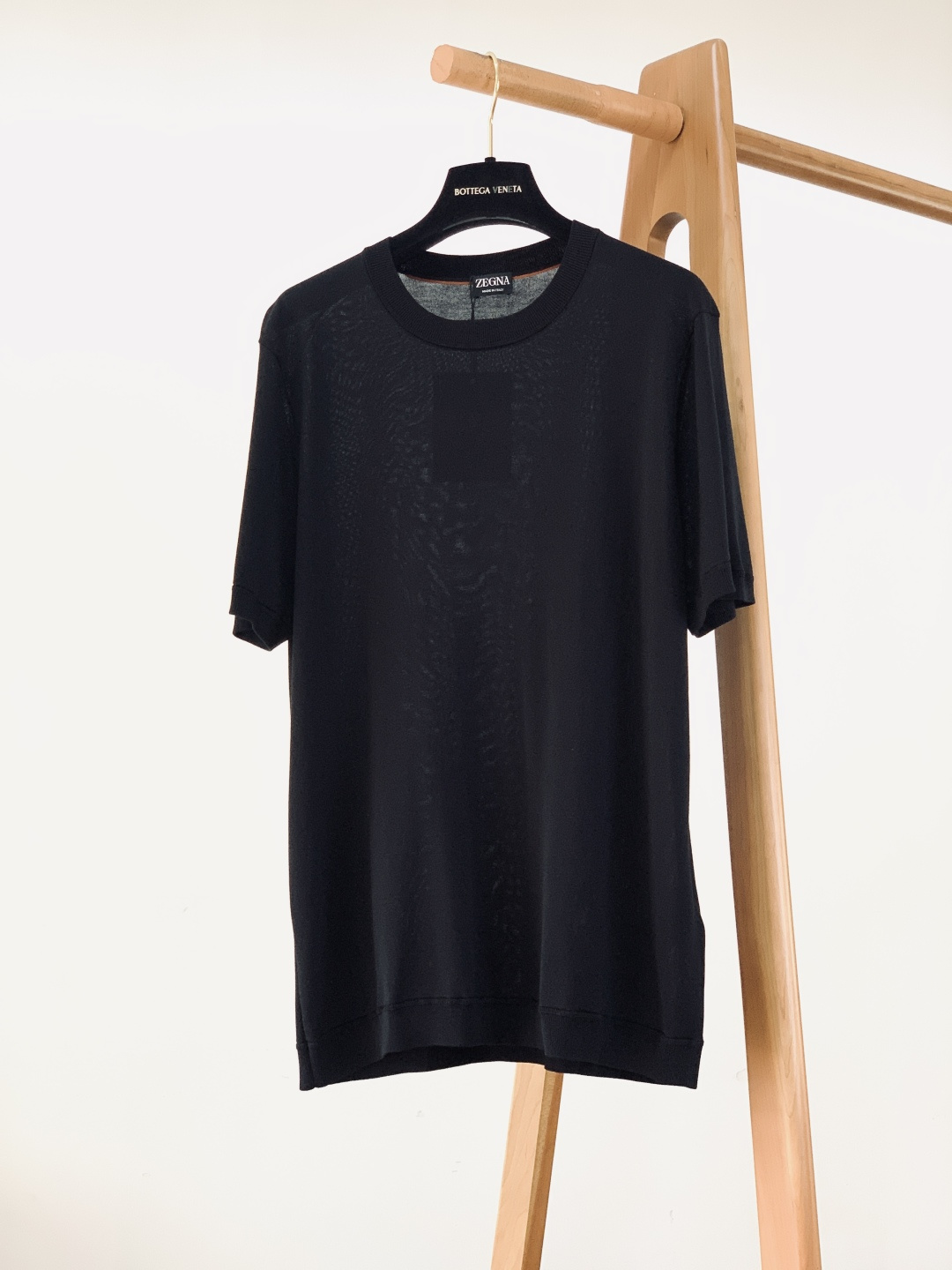 Ermenegildo Zegna 杰尼亚 2026SS春夏新品桑蚕丝混纺针织 T 恤 | 意式商务，夏