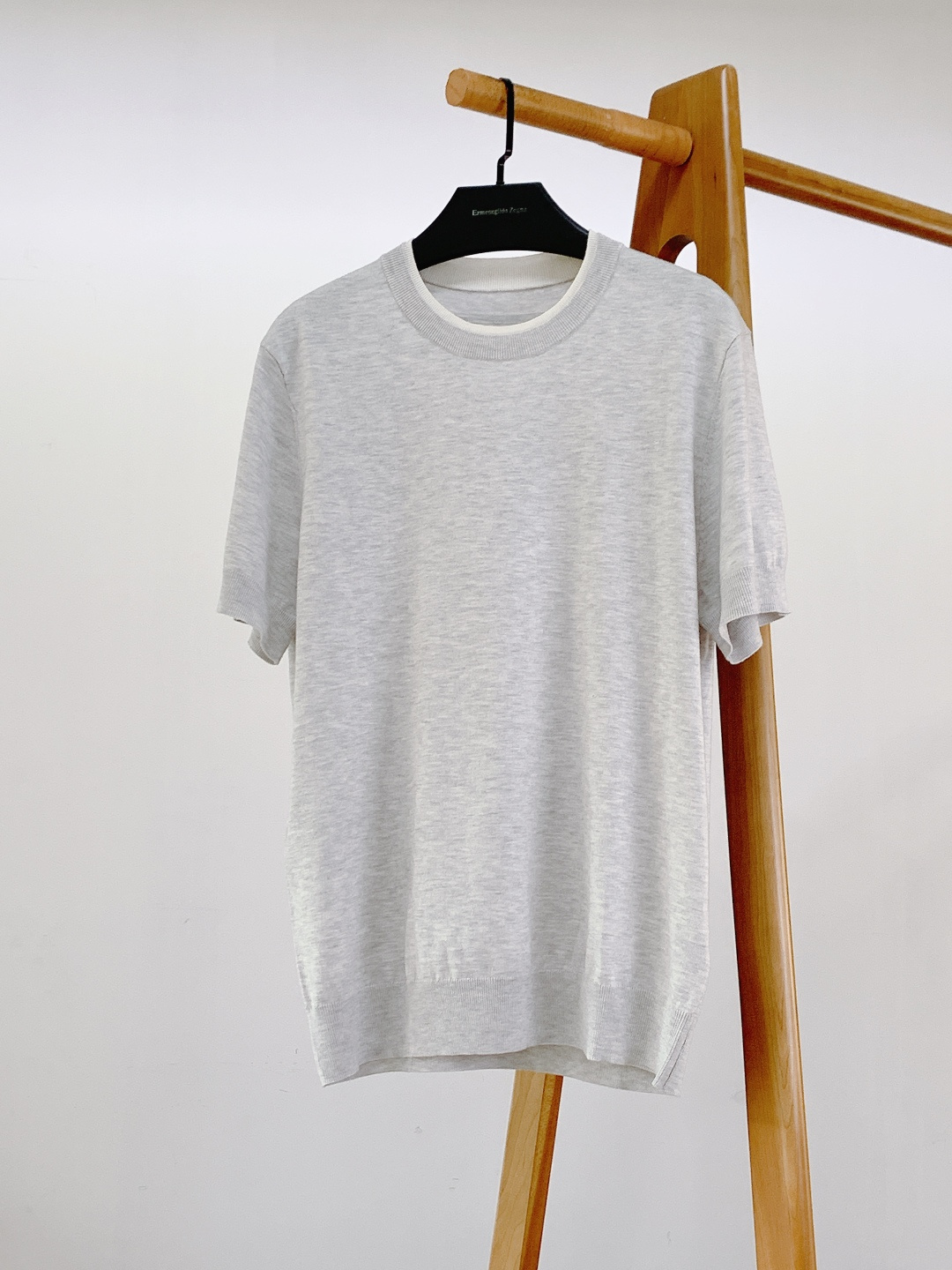 Ermenegildo Zegna 杰尼亚 2026SS早春新品 公路标圆领针织短袖👕低调奢华的质感之选