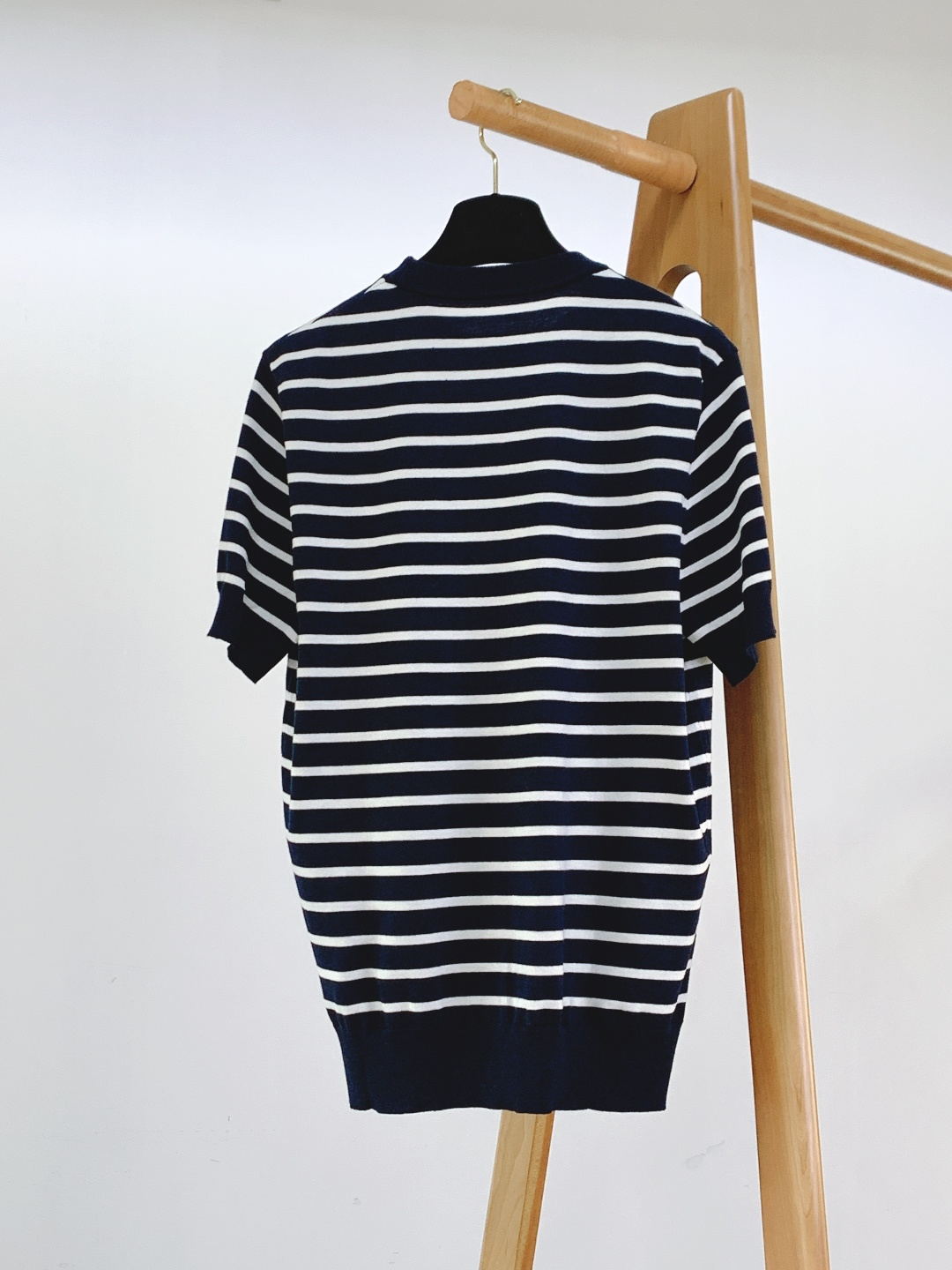 Brunello Cucinelli 布鲁奈罗.库奇内利 2026SS春夏新品新款蓝白条纹针织短袖👕复古