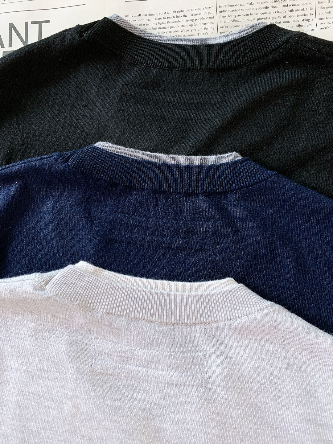 Ermenegildo Zegna 杰尼亚 2026SS早春新品 公路标圆领针织短袖👕低调奢华的质感之选