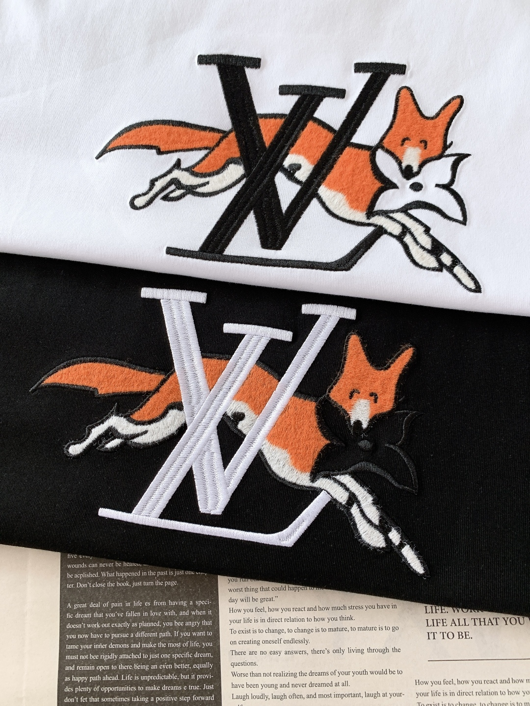 LouisVuitton 路易威登 2026SS早春新品 经典狐狸刺绣T恤｜轻奢高级感拉满精选高支精梳棉