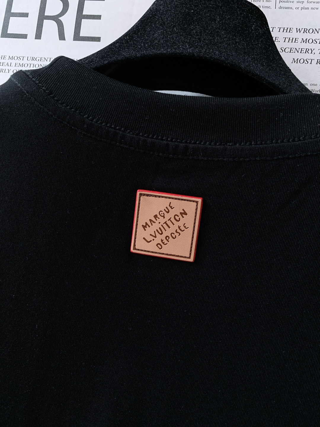 LouisVuitton 路易威登 2026SS早春新品 经典狐狸刺绣T恤｜轻奢高级感拉满精选高支精梳棉