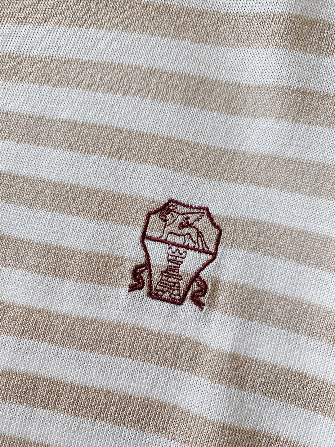 Brunello Cucinelli 布鲁奈罗.库奇内利 2026SS春夏新品复古条纹翻领T恤👔轻奢质感