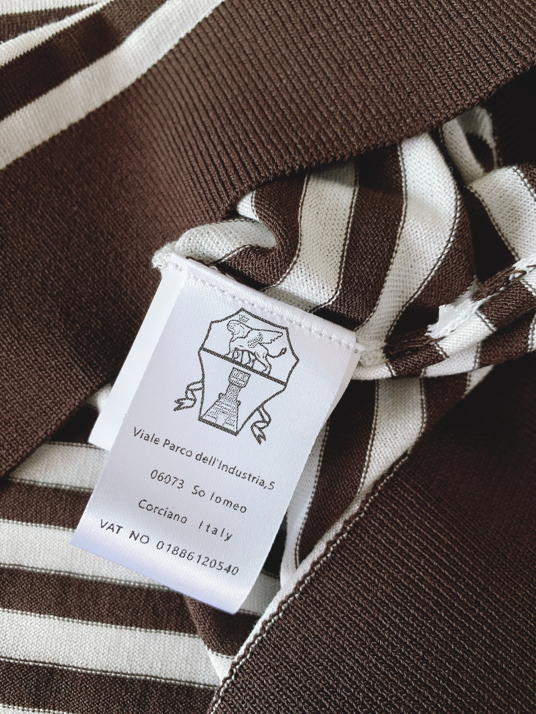 Brunello Cucinelli 布鲁奈罗.库奇内利 2026SS春夏新品复古条纹翻领T恤👔轻奢质感