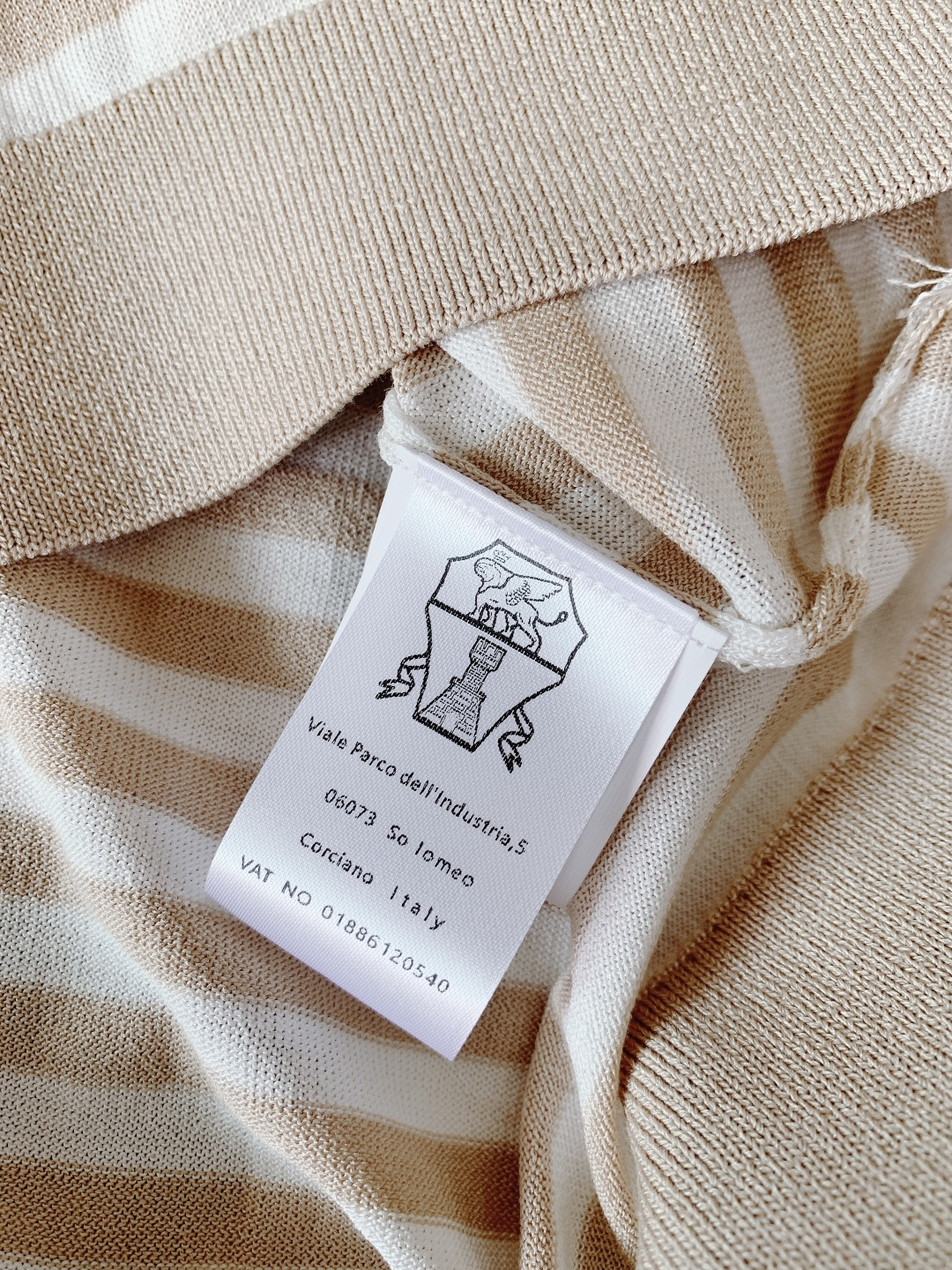 Brunello Cucinelli 布鲁奈罗.库奇内利 2026SS春夏新品复古条纹翻领T恤👔轻奢质感