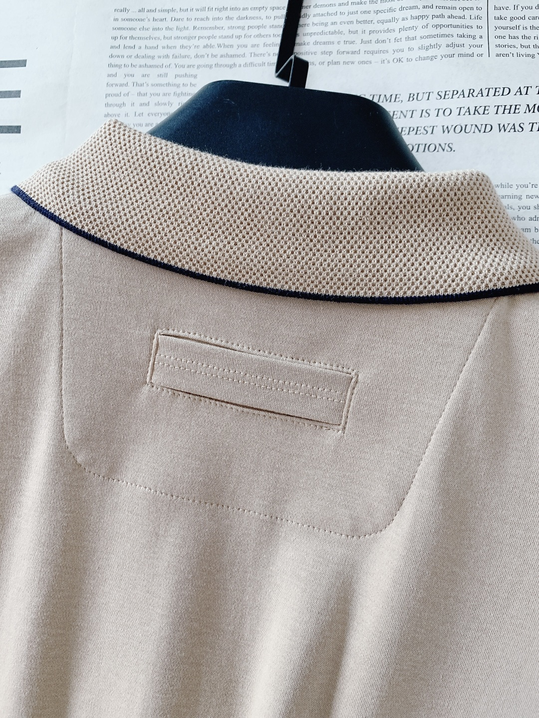 Ermenegildo Zegna 杰尼亚 2026SS春夏新品休闲翻领Polo，简约大气自带高级感，上