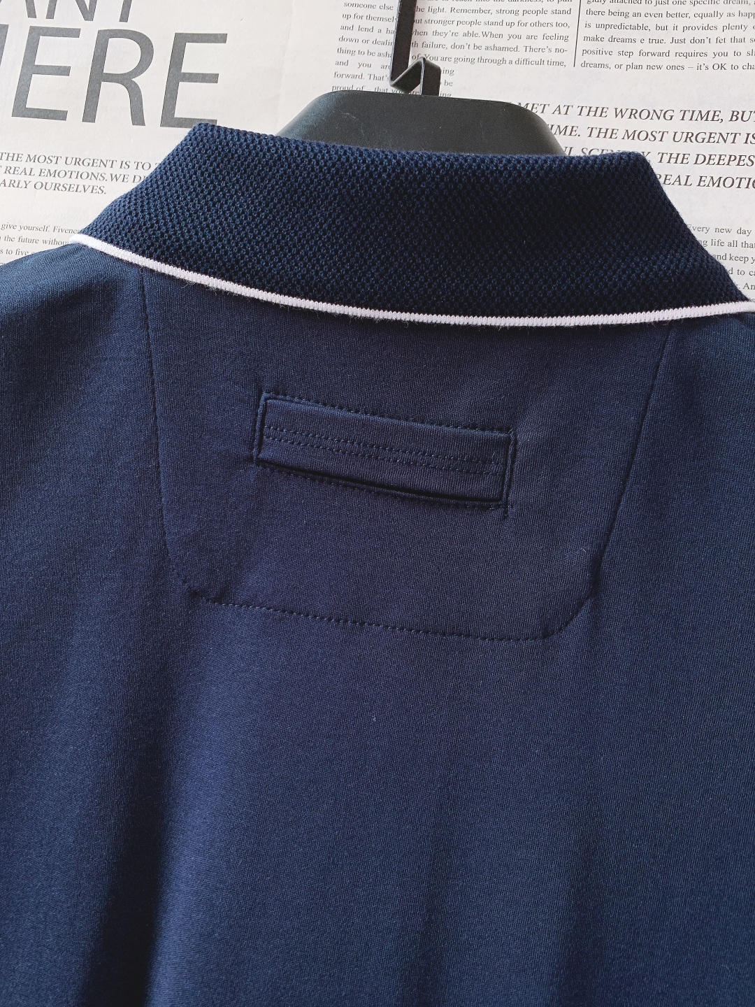 Ermenegildo Zegna 杰尼亚 2026SS春夏新品休闲翻领Polo，简约大气自带高级感，上