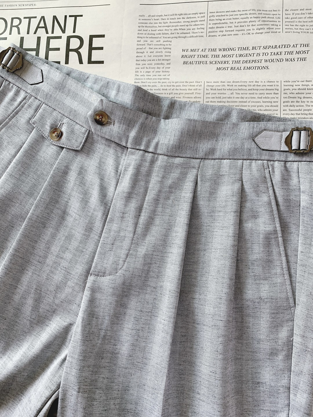 Brunello Cucinelli 布鲁奈罗.库奇内利 2026SS早春新品亚麻混纺休闲西裤，意式松弛