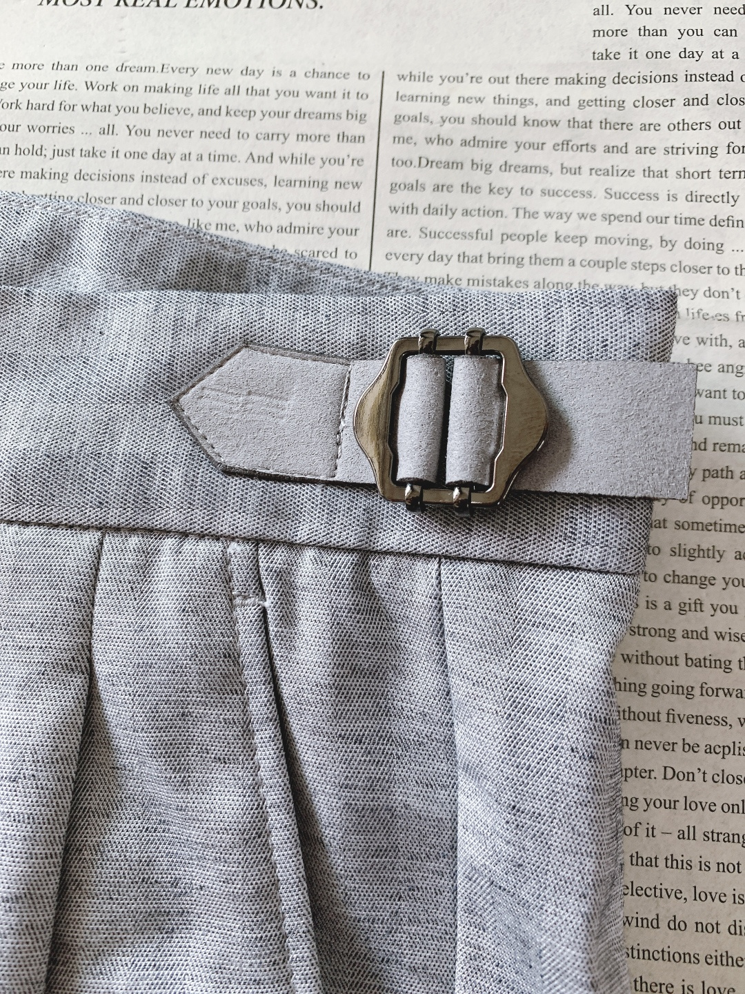 Brunello Cucinelli 布鲁奈罗.库奇内利 2026SS早春新品亚麻混纺休闲西裤，意式松弛