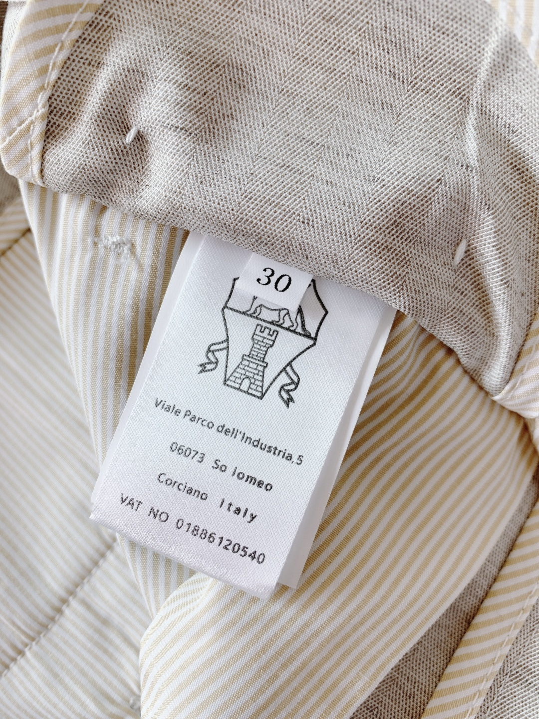Brunello Cucinelli 布鲁奈罗.库奇内利 2026SS早春新品亚麻混纺休闲西裤，意式松弛