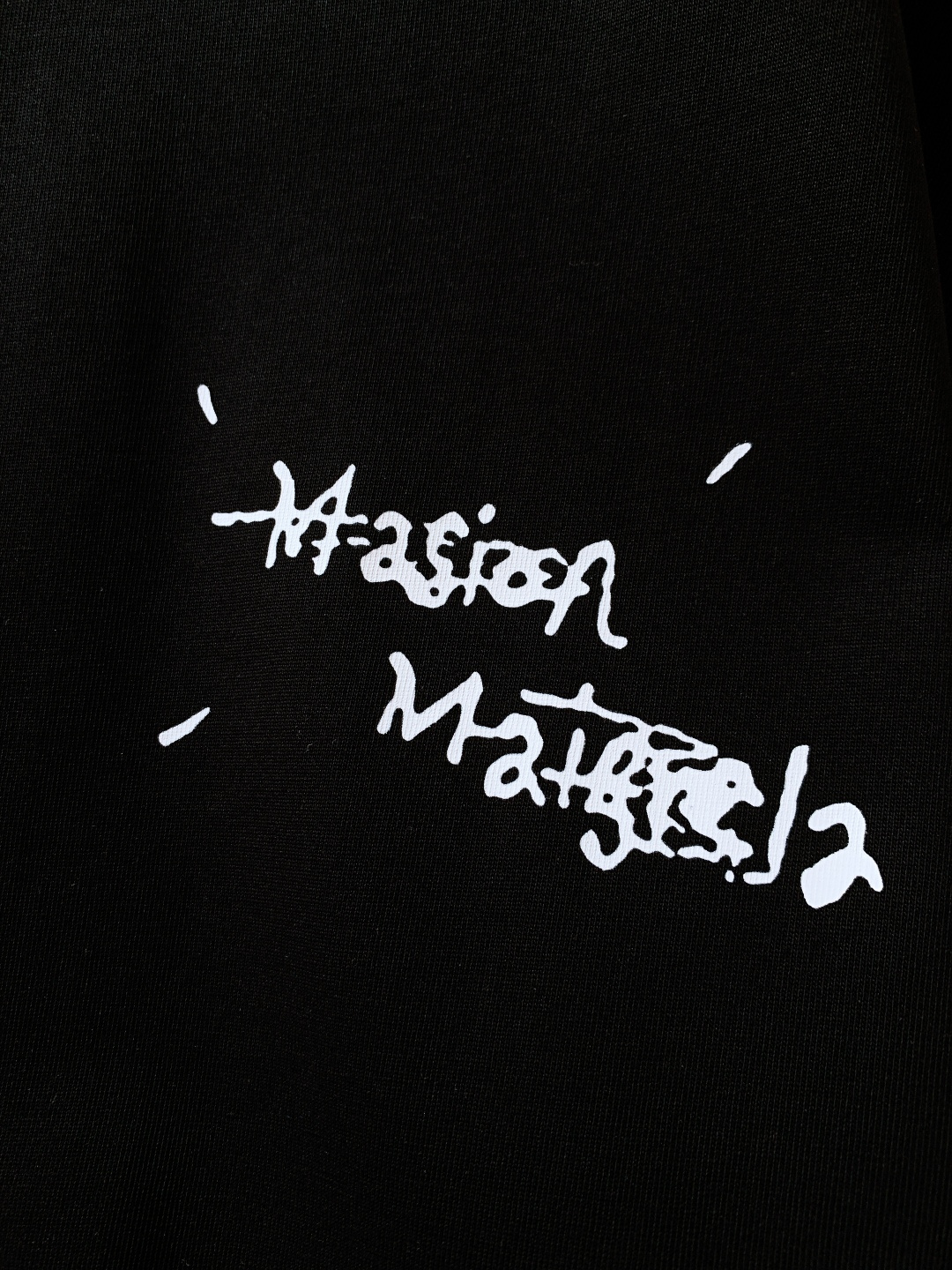 Maison Margiela MM6 马丁马吉拉 2026SS春夏新品涂鸦数字短袖T恤，解构主义天花板