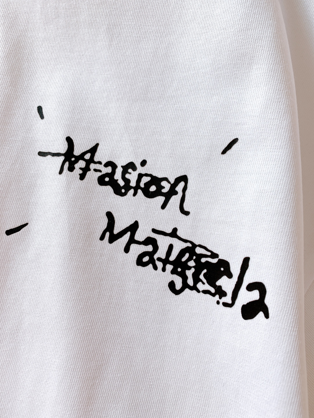 Maison Margiela MM6 马丁马吉拉 2026SS春夏新品涂鸦数字短袖T恤，解构主义天花板