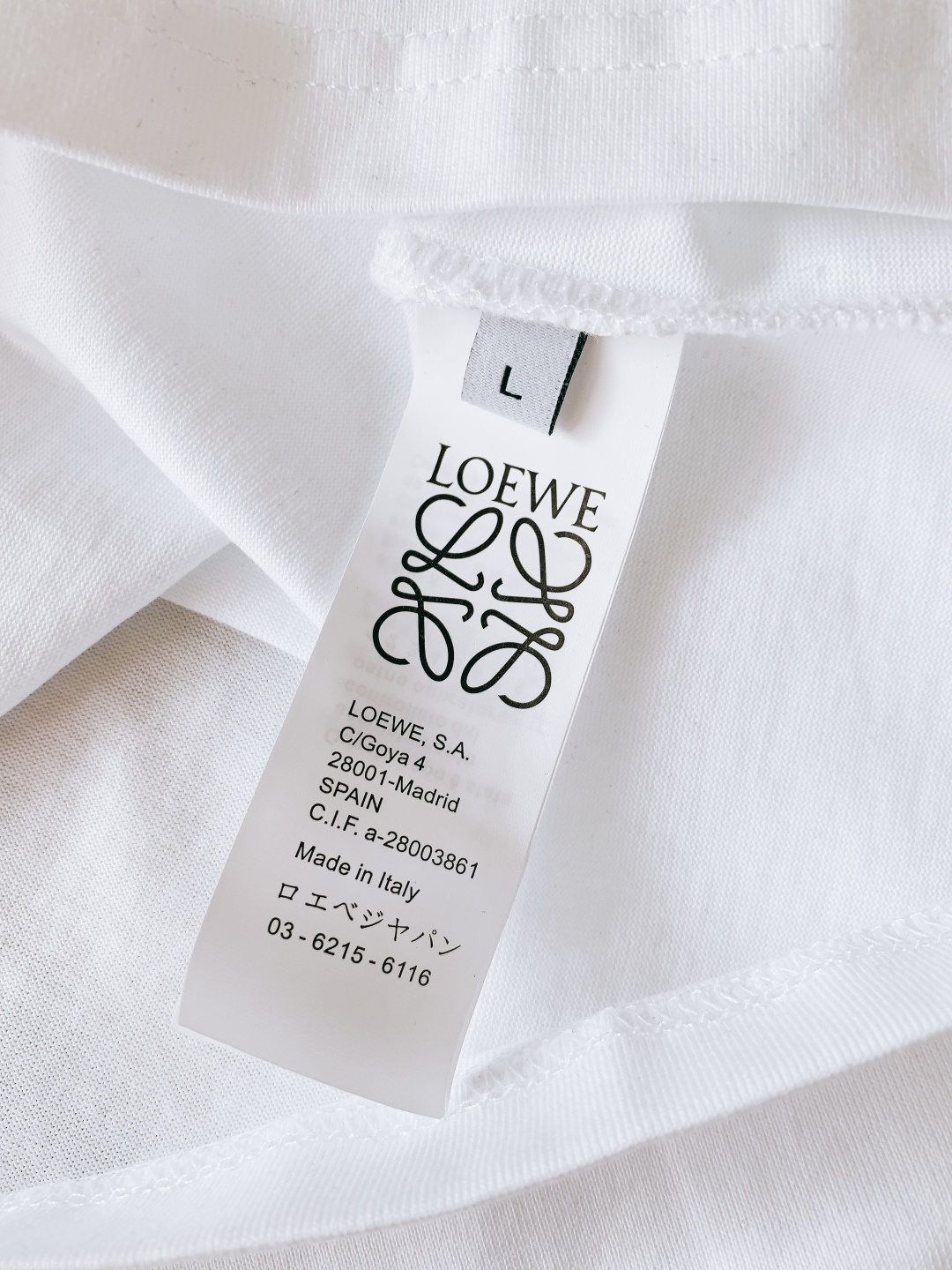 Loewe 罗意威 2026SS早春新品经典Anagram刺绣T恤，把高级感穿在身上230g重磅精梳棉，