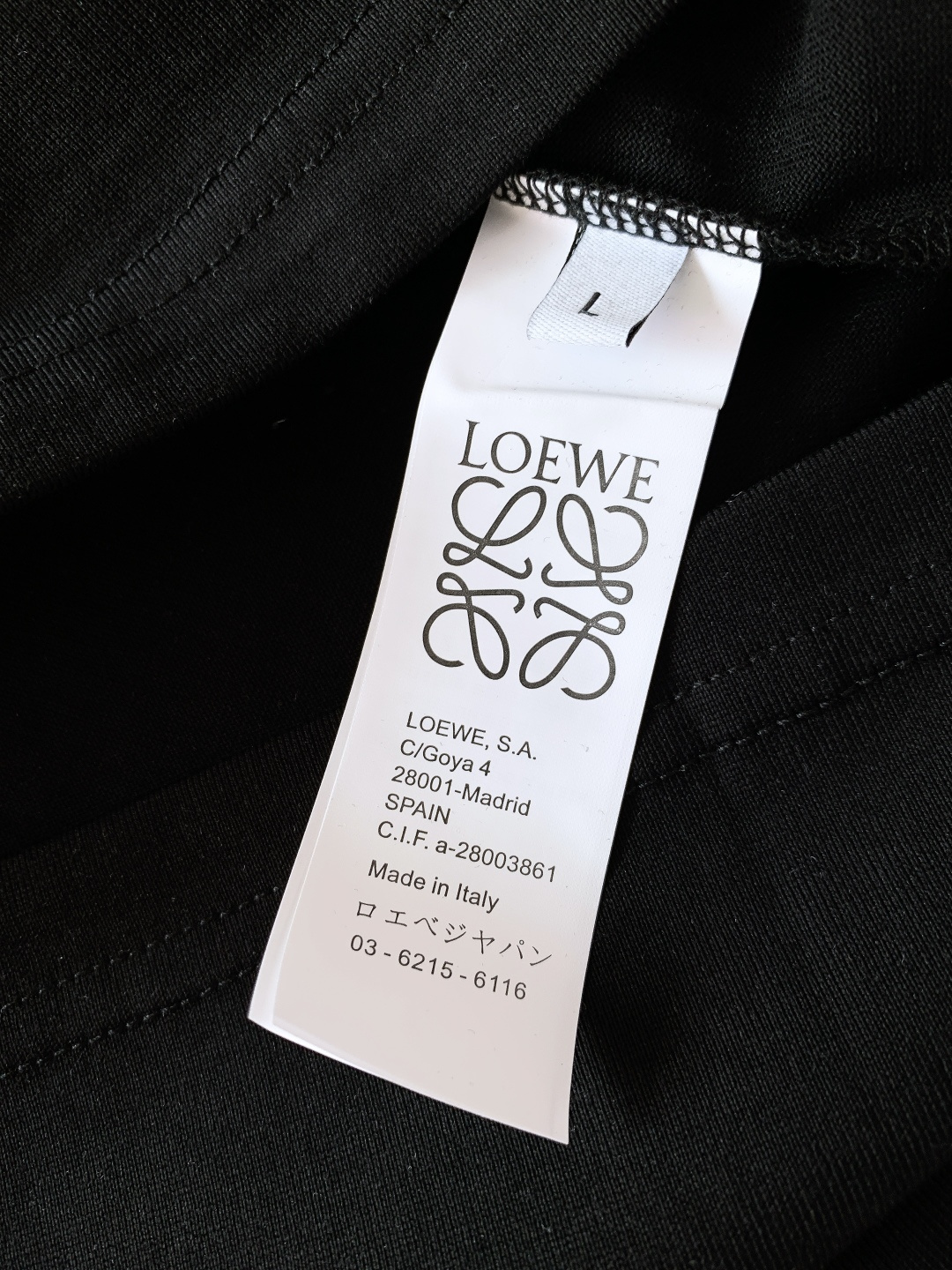 Loewe 罗意威 2026SS早春新品经典Anagram刺绣T恤，把高级感穿在身上230g重磅精梳棉，