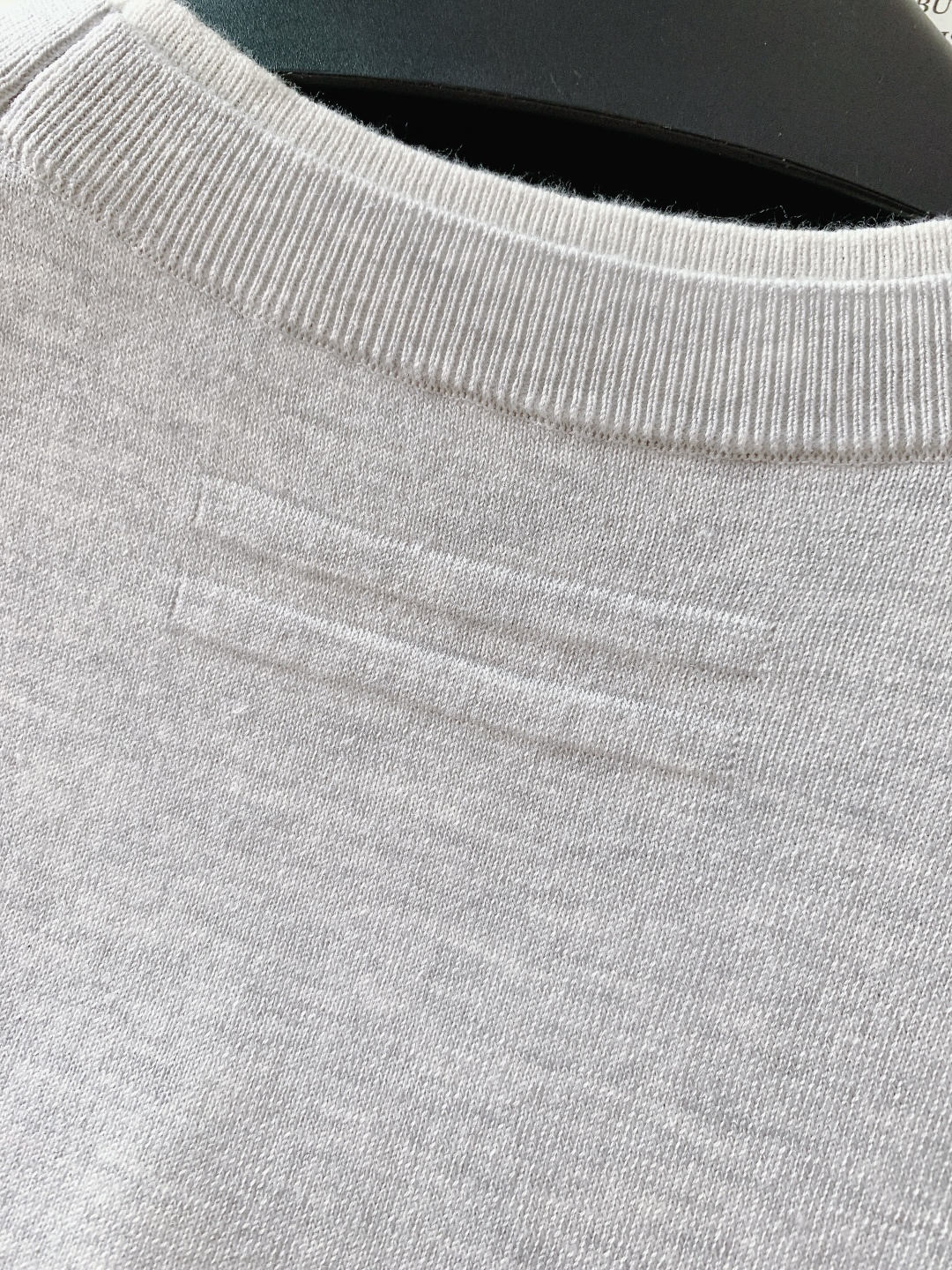 Ermenegildo Zegna 杰尼亚 2026SS早春新品 公路标圆领针织短袖👕低调奢华的质感之选