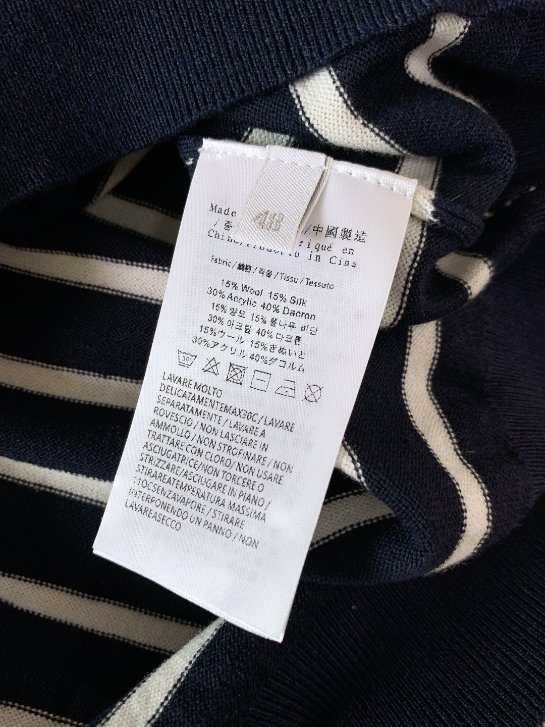 Brunello Cucinelli 布鲁奈罗.库奇内利 2026SS春夏新品新款蓝白条纹针织短袖👕复古