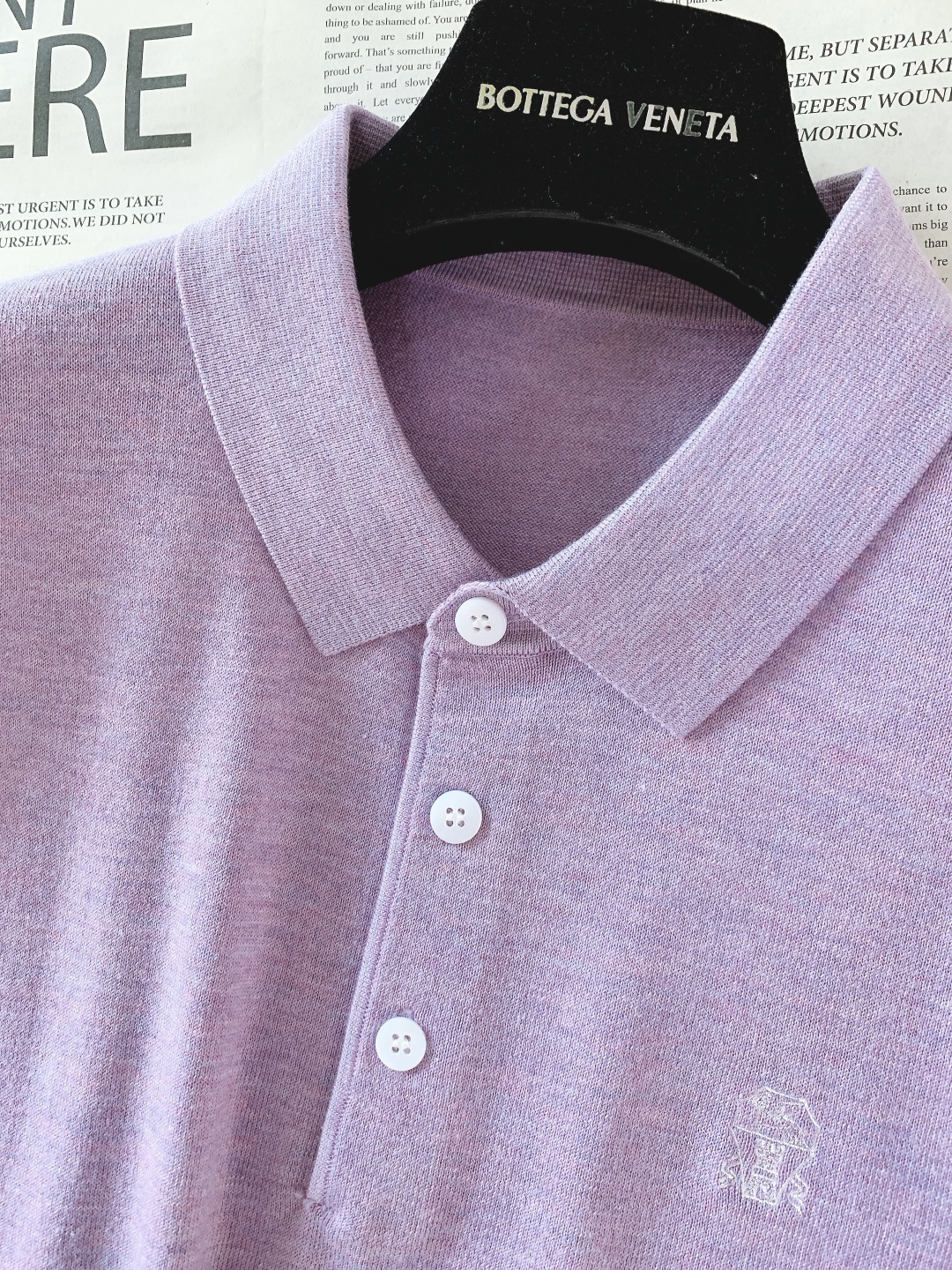 Brunello Cucinelli 布鲁奈罗.库奇内利 2026SS早春新品新款针织Polo衫｜低调奢