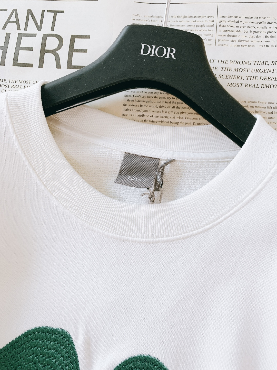 Dior Homme 迪奥·桀傲 2026SS早春新品新款四叶草刺绣卫衣｜Jonathan Anders