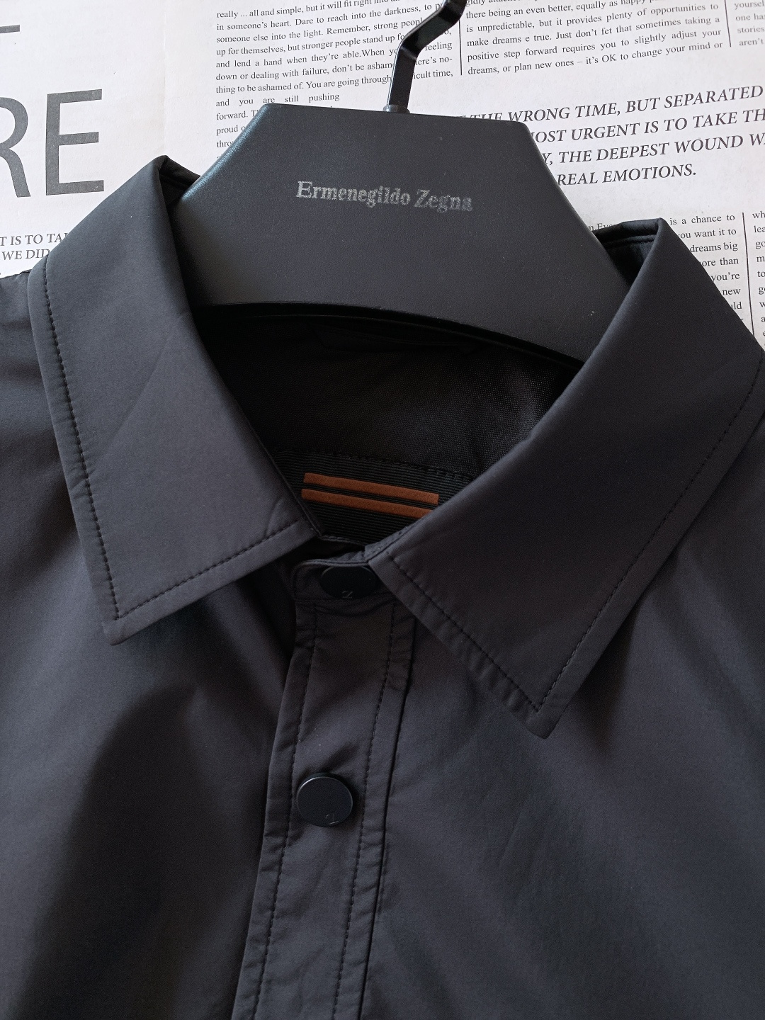 Ermenegildo Zegna 杰尼亚 2026SS早春新品商务精英翻领夹克，商务圈公认质感神衣高密