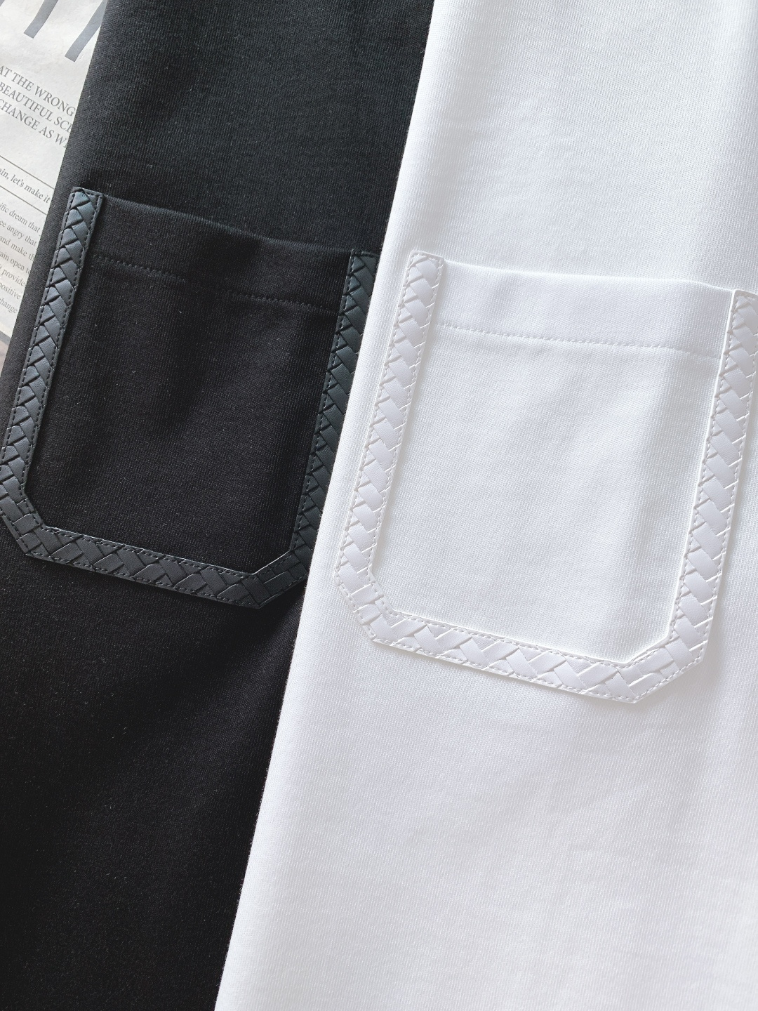 Bottega Veneta 葆蝶家 2026SS春夏新品 编织口袋T恤｜低调显贵的奢牌质感260g液氨