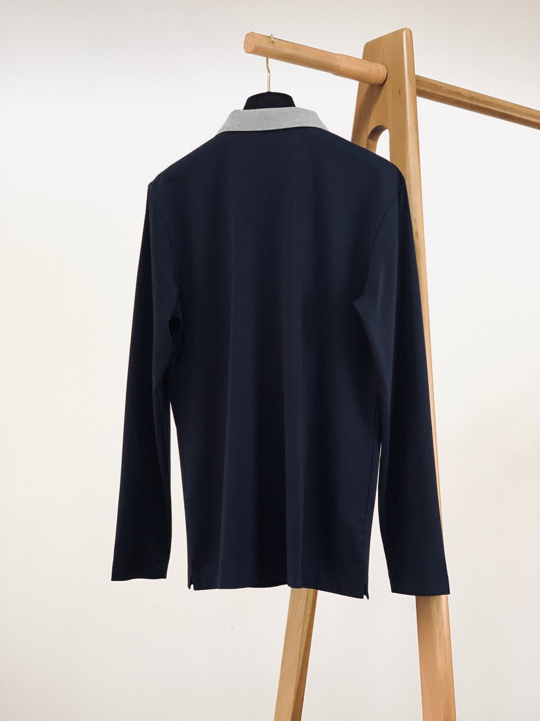 Brunello Cucinelli 布鲁奈罗.库奇内利 2026SS早春新品长袖翻领撞色Polo衫｜低