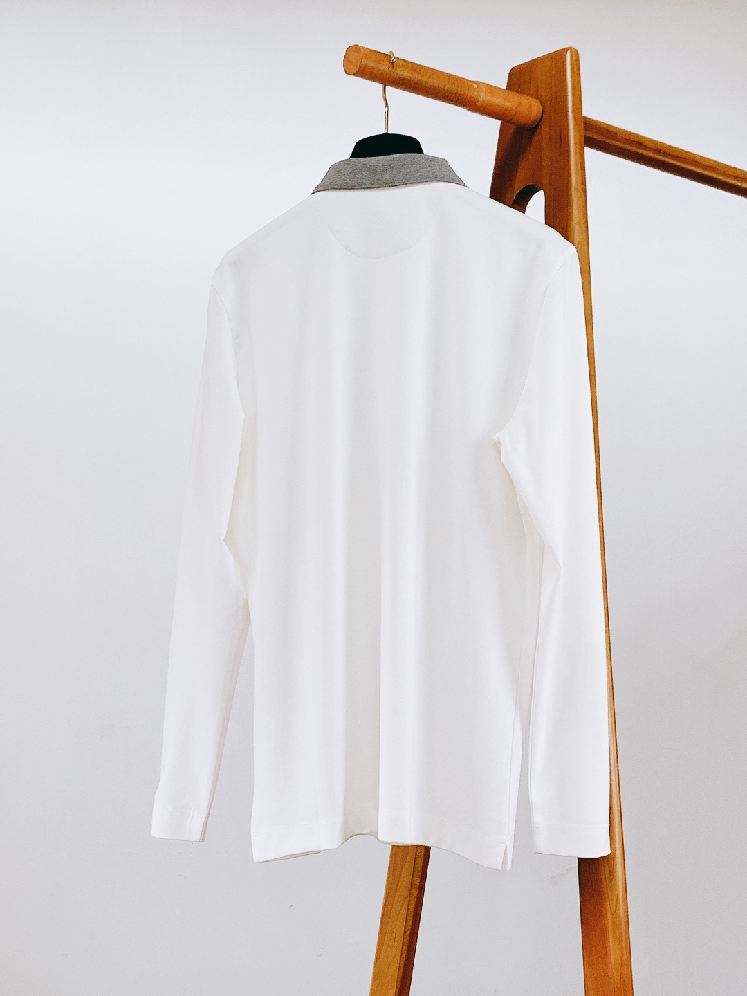 Brunello Cucinelli 布鲁奈罗.库奇内利 2026SS早春新品长袖翻领撞色Polo衫｜低