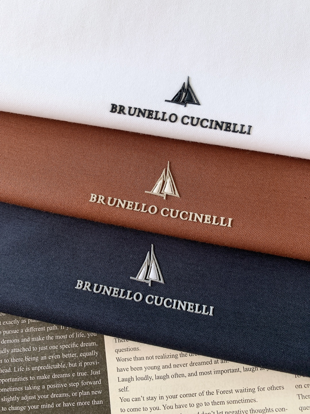 Brunello Cucinelli 布鲁奈罗.库奇内利 2026SS早春新品帆船标圆领 T 恤 | 意