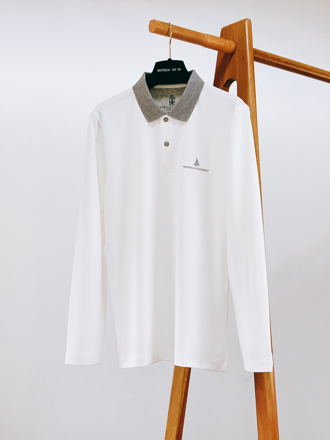 Brunello Cucinelli 布鲁奈罗.库奇内利 2026SS早春新品长袖翻领撞色Polo衫｜低