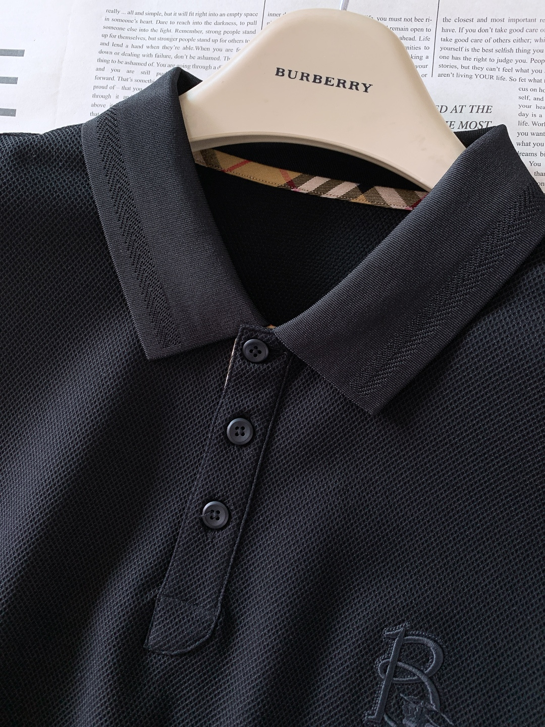 Burberry 巴宝莉 2026SS春夏新品 战马标识刺绣Polo衫｜轻奢圈公认百搭神衣240g珠地网