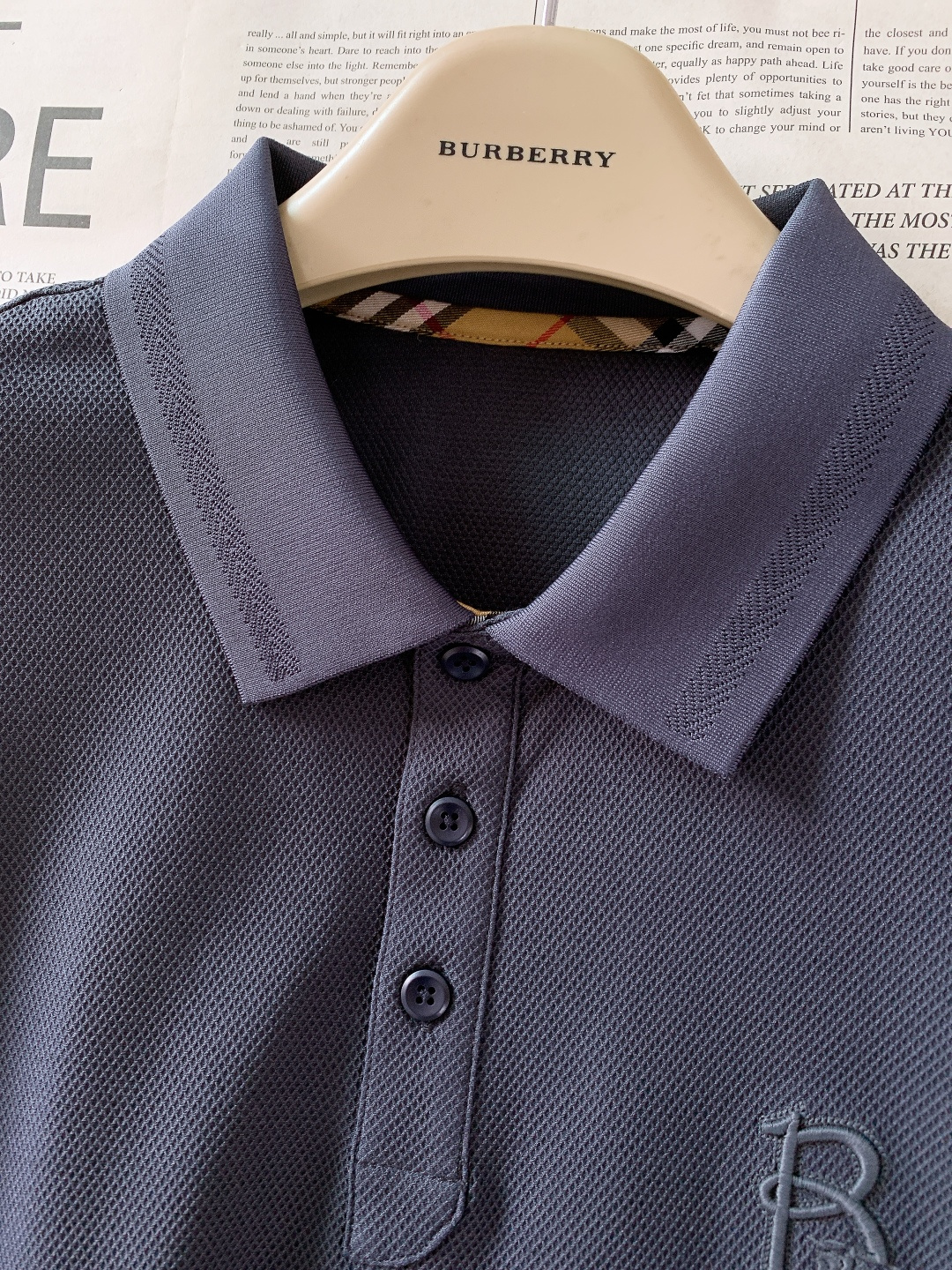 Burberry 巴宝莉 2026SS春夏新品 战马标识刺绣Polo衫｜轻奢圈公认百搭神衣240g珠地网