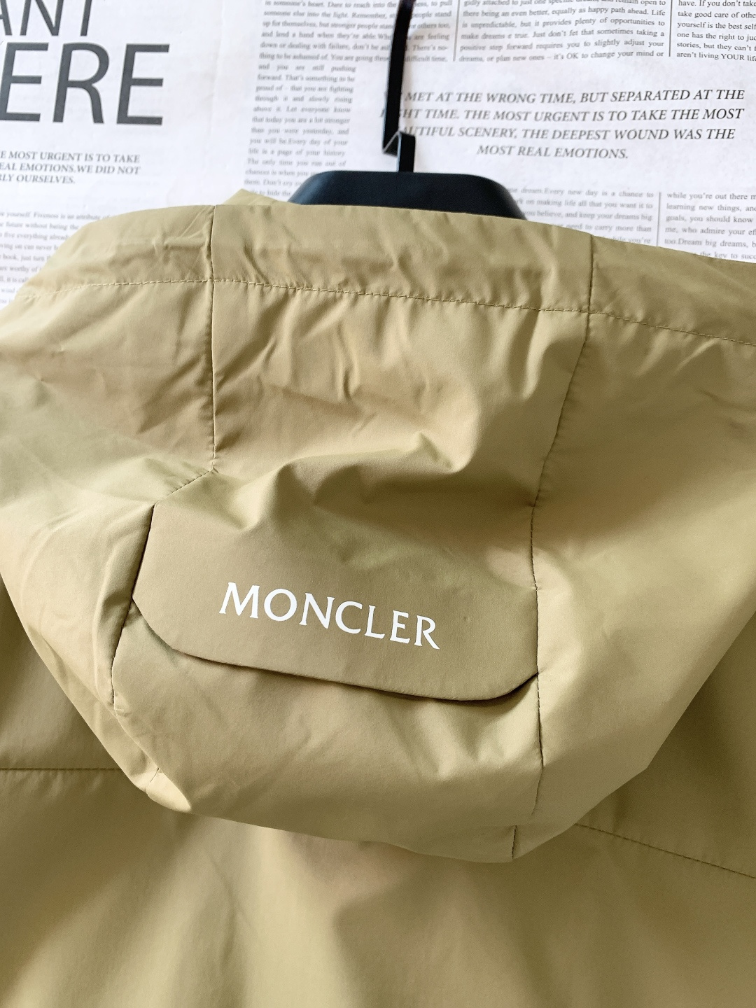 Moncler 蒙口 2026SS早春新品经典连帽防风外套｜把高级感穿在身上甄选防风防水科技尼龙面料，表